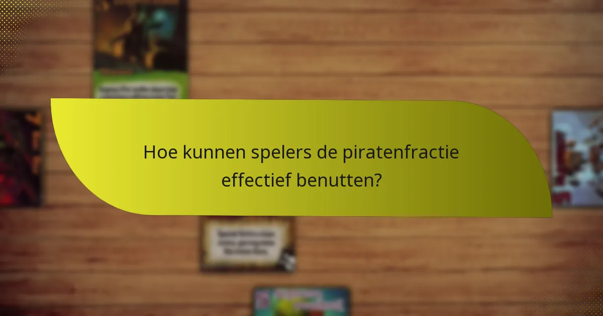 Wat zijn de zwaktes van de piratenfractie?