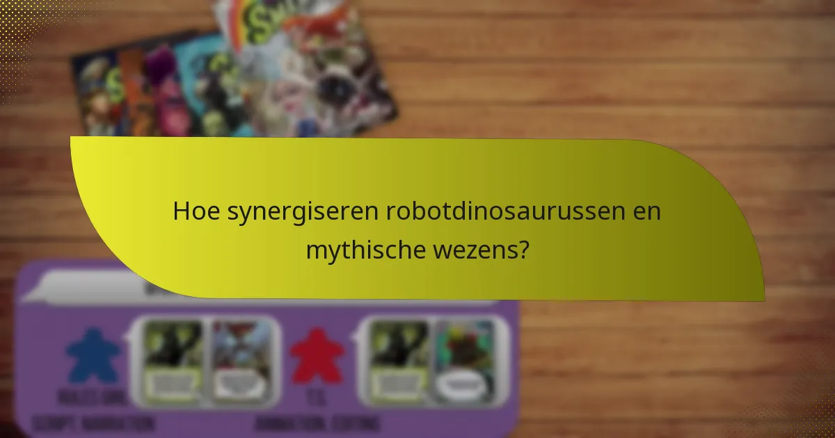 Welke tactische strategieën kunnen met deze combinatie worden toegepast?