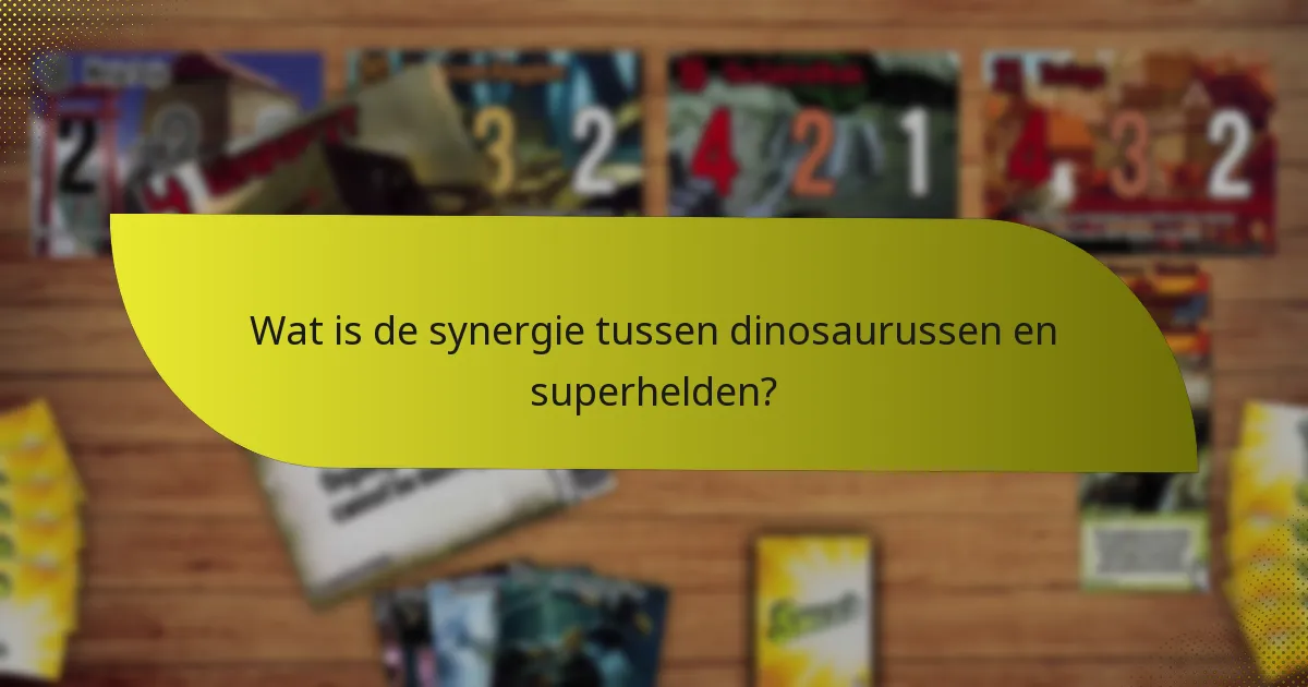 Hoe kan ik dinosaurussen-superhelden combinaties tegenwerken?