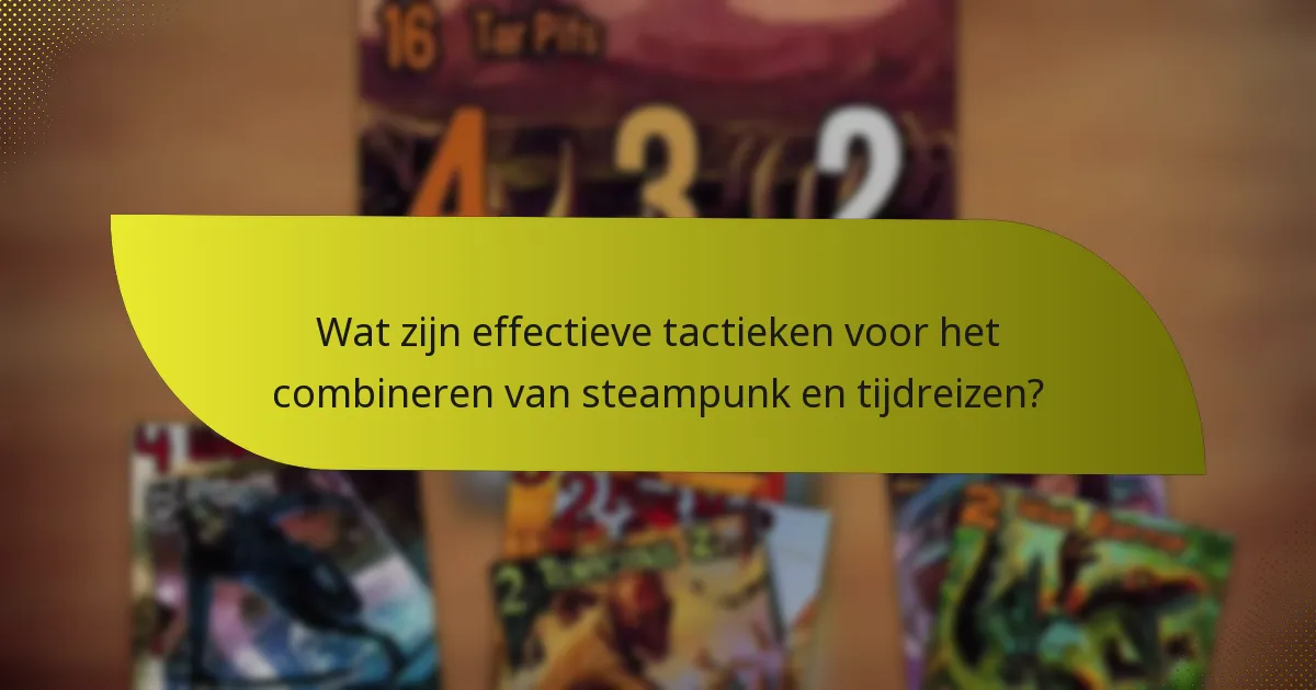 Hoe kunnen steampunk en tijdreizen worden toegepast in gaming?